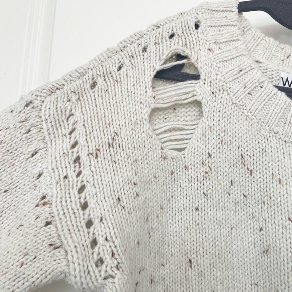 Wildfox dinner party distressed sweater xs - Picture 6 of 10